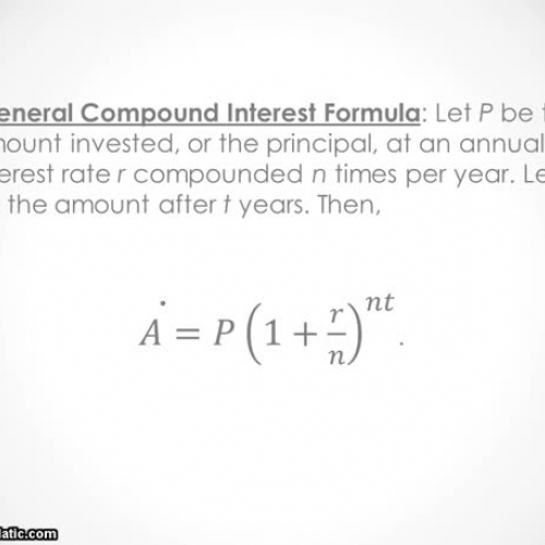 7.4 Compound Interest (Video #2)