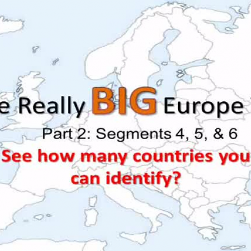 The Really Big Europe Test: Part 2  by Ray We