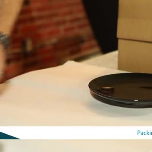 How to Pack Dishware