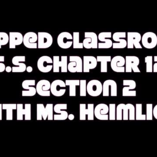 Chapter 12 Section 2