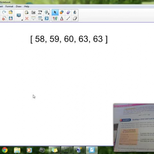 7-7 Stem and leaf plots