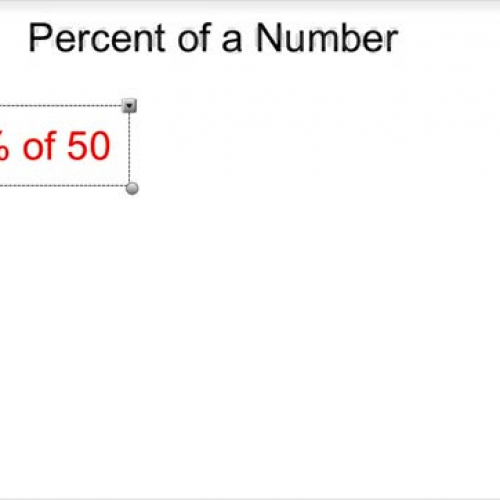 Percent of a NumberWin