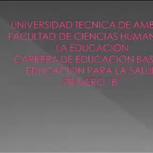 educacion para la salud