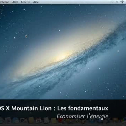 OS X Mountain Lion : ?conomiser l&#8217;?nerg
