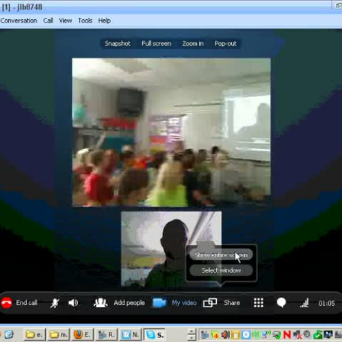 Interactive Skype Team Teaching Lesson 