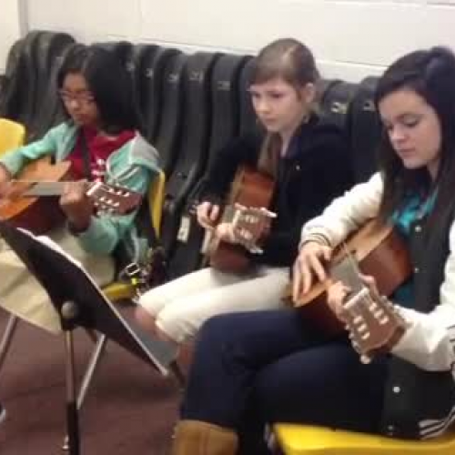 CMS 7th Grade Guitar Trio Minuet in G