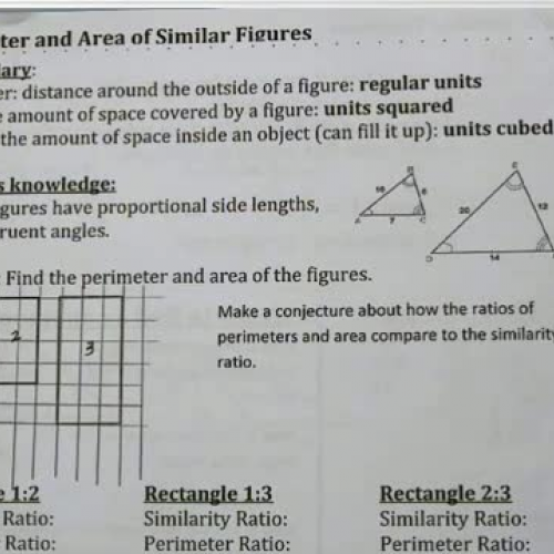 Area of Similar Figures
