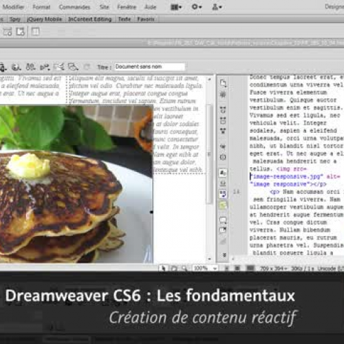 Dreamweaver CS6 : Cr?ation de contenu r?actif