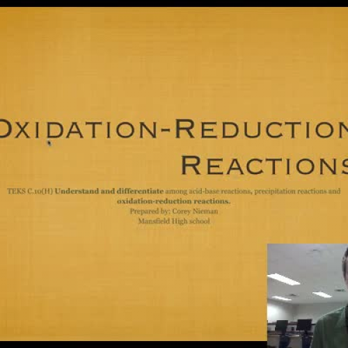 Oxidation Reduction Video