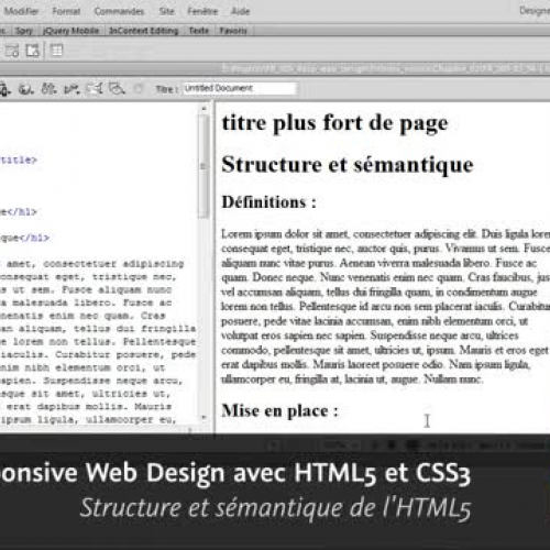 Responsive Web Design avec HTML5 et CSS3 : St