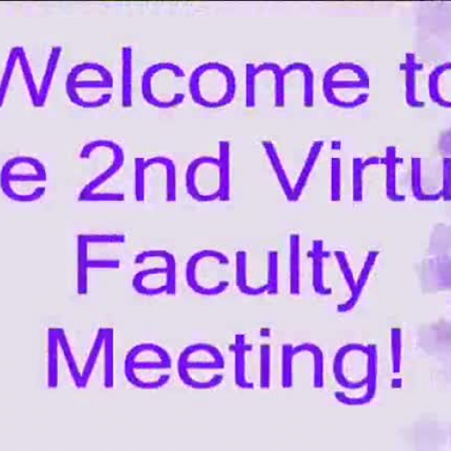 2nd Virtual Staff Meeting