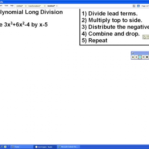 Polynomial Long Division