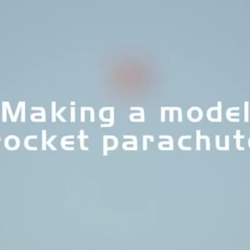 How to make a model rocket parachute