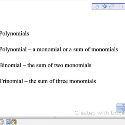 Polynomials
