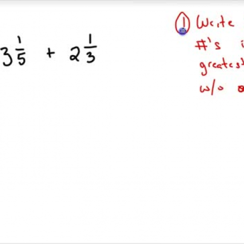 Adding Rational Numbers