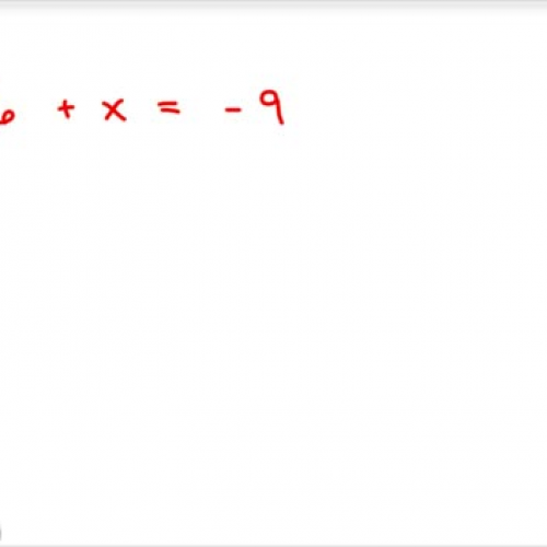 Solving Equations with Integers