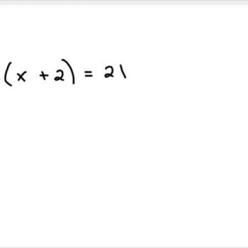 Solving Equations with Distribution