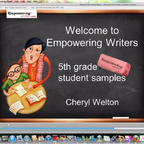 Richland One Grade 5 Student Samples