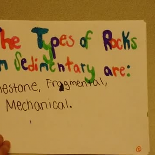 1st period sedimentary rocks
