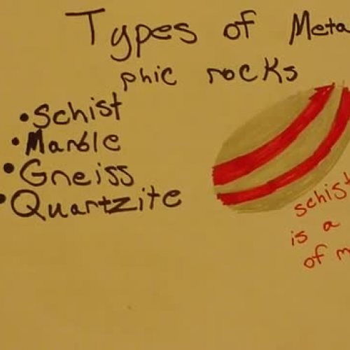 3rd period metamorphic rocks