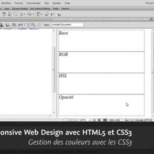  Responsive Web Design avec HTML5 et CSS3 : G