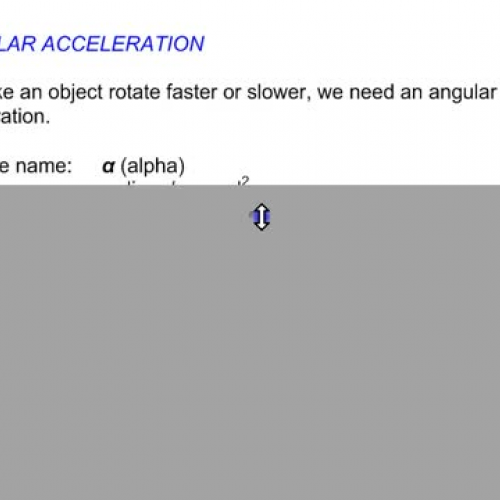 Ch 10-3 Angular Acceleration