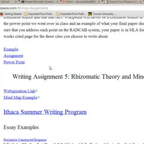 Webspiration Tutorial