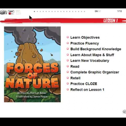 Snap Reading Demo of Digital Lesson