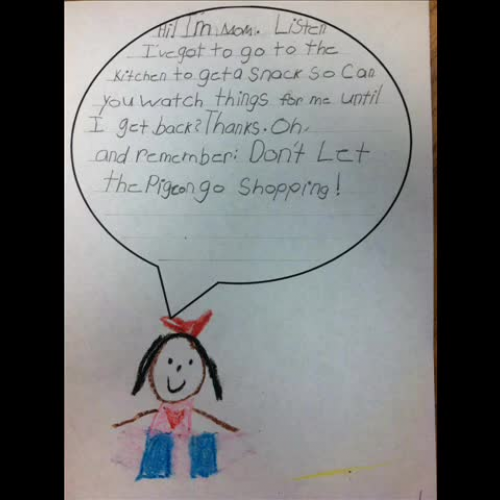 Don’t Let the Pigeon go Shopping by Kni