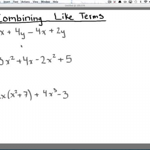 CombiningLikeTerms