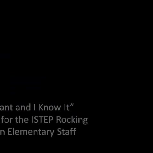 Brilliant and I Know it! - ISTEP Rocking