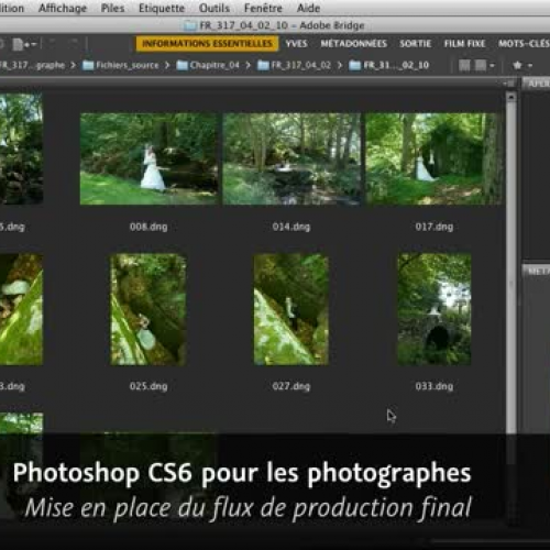 Photoshop CS6 : Mise en place du flux de prod