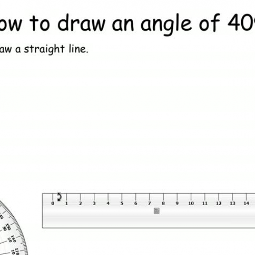 construct an angle