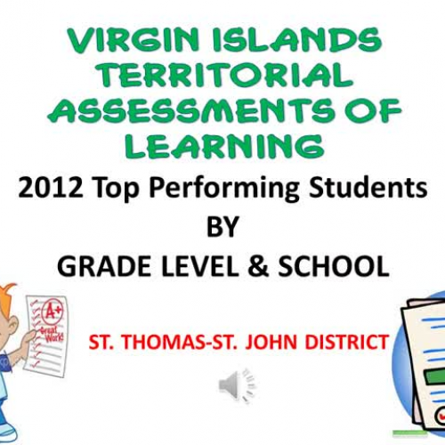 2012 VITAL Assessment Top Performers- Long Ve