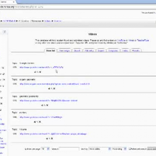 To add a comment to our video database