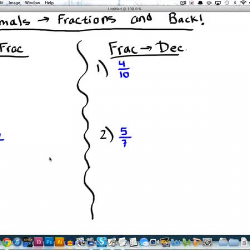 FractiontoDecimalandBack