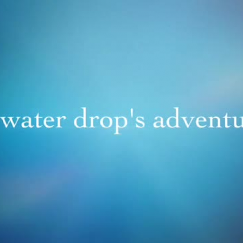 water drop run imovie