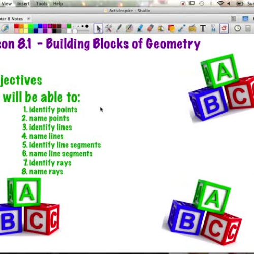 C1: 8.1 Day 1 - Building Blocks of Geometry