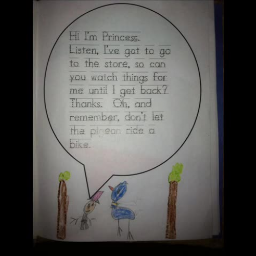 Don’t Let the Pigeon Ride a Bike!