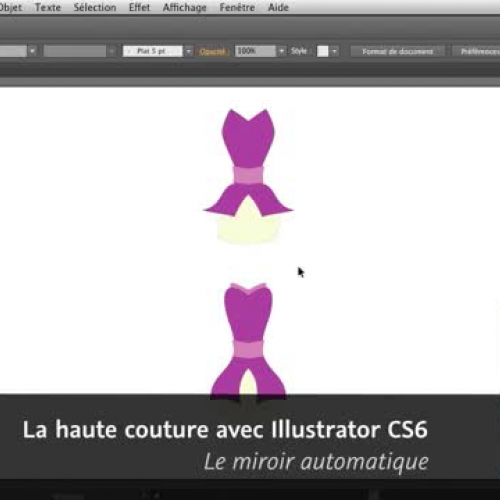 Adobe Illustrator CS6 : Le miroir automatique
