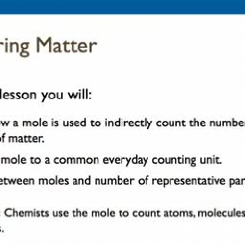 10.1 Measuring Matter