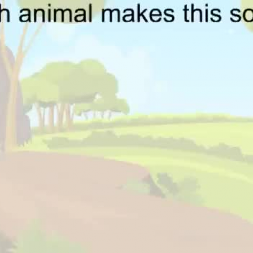 Learn About Sounds of Animals 1 - Interactive