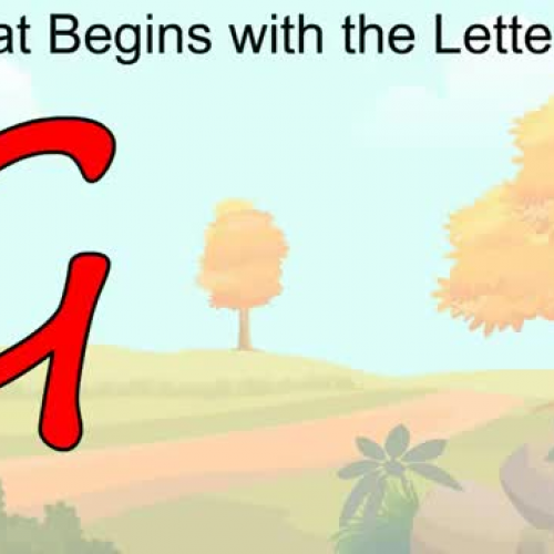 Learn About The Letter G - Interactive Learni