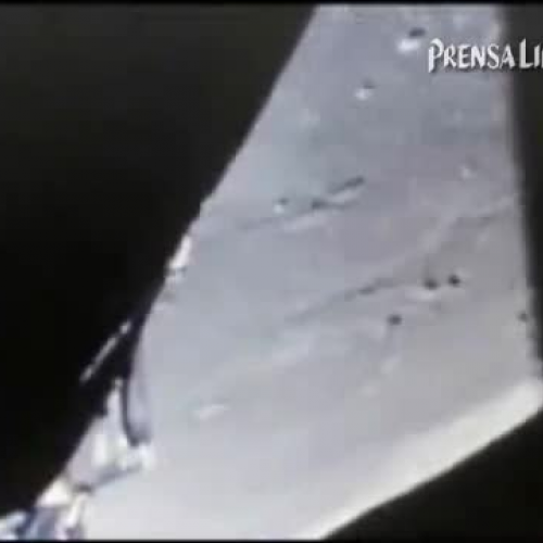 Video de la llegada del hombre a la luna