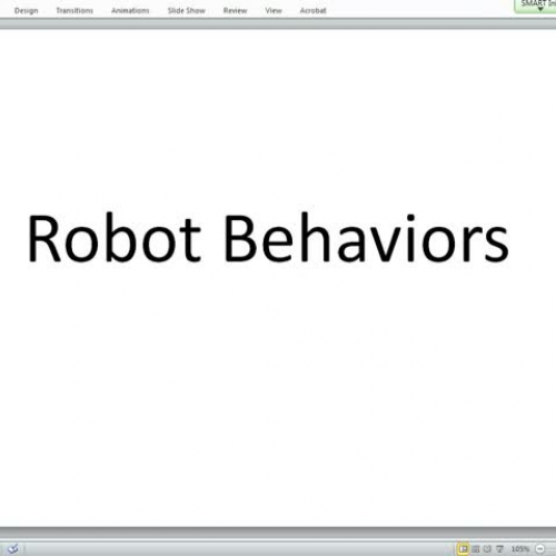 Robot Behaviors1