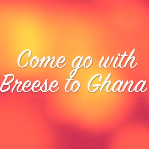 While in Ghana Ms Breese 2013
