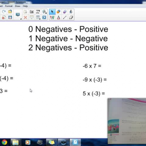 10-4 Multiplying Integers