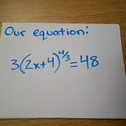 Radical Equations Tutorial 6