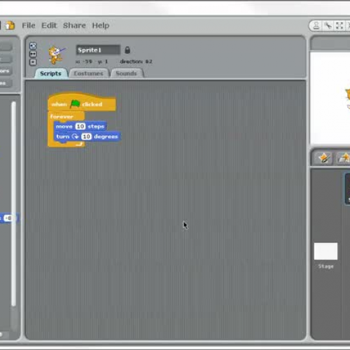 Make a Timer in Scratch