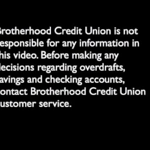 Reducing Overdrafts at a Credit Union SLM34C